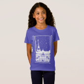 パリの冬の景色 Tシャツ (正面フル)