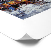 パリの冬。ファインアートプリント ポスター (角)