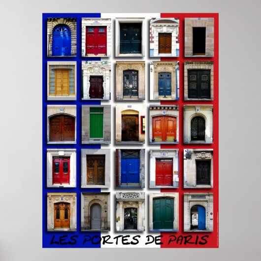 パリの出入り口 ポスター (正面)