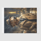 パリの刑事ゴールデン・レトリバー 薄葉紙 (正面)