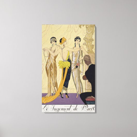 パリの判決, 1920年~30年(ポコワールプリント) キャンバスプリント (正面)