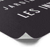 パリの印刷用ポスター、グレー ポスター (角)