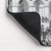 パリの取引所1873年の「Corbeille」 マウスパッド (コーナー)