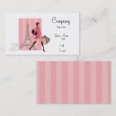 パリの名刺で買物をすること 名刺 (正面/裏面)