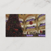 パリの名刺のクリスマス 名刺 (裏面)