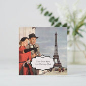 パリの名所 ヴィンテージ 招待状 (スタンド正面)