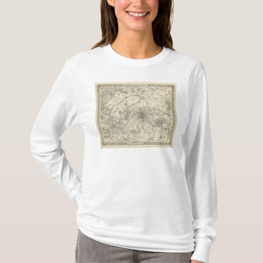 パリの周辺 Tシャツ (正面)