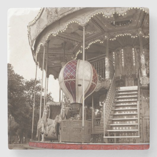 パリの回転木馬 ストーンコースター (正面)