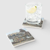 パリの回転木馬(及びエッフェル塔) ストーンコースター (横)