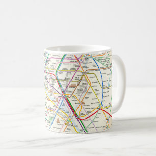 パリの地下鉄 コーヒーマグカップ