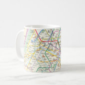 パリの地下鉄 コーヒーマグカップ (正面左)