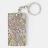 パリの地図1581年 キーホルダー (裏面)