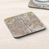パリの地図1581年 コースター (左側)