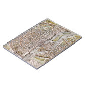 パリの地図1581年 ノートブック (左側)