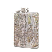 パリの地図1581年 フラスク (左)