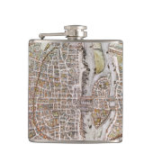 パリの地図1581年 フラスク (正面)