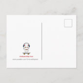 パリの地図 ポストカード (裏面)