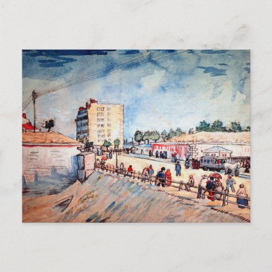 パリの城壁の門 ヴィンセント・ヴァン・ゴッホ ポストカード (正面)