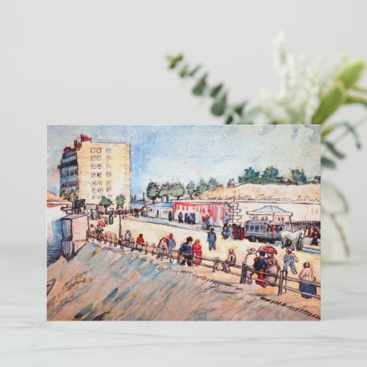 パリの城壁の門 ヴィンセント・ヴァン・ゴッホ 招待状 (スタンド正面)