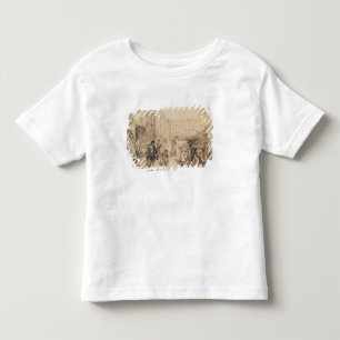 パリの場面そしてモラル トドラーTシャツ