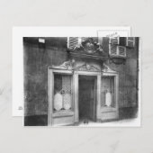 パリの売春宿の入口 ポストカード (正面/裏面)