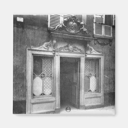 パリの売春宿の入口 マグネット (正面)