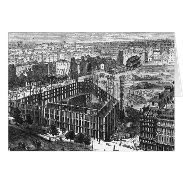 パリの変形: 1861年に建物 (正面横)