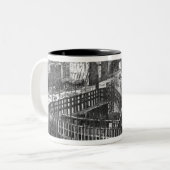 パリの変形: 1861年に建物 ツートーンマグカップ (正面左)