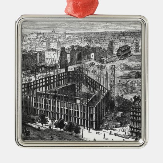 パリの変形: 1861年に建物 メタルオーナメント (正面)