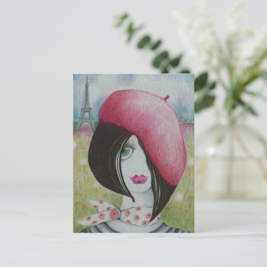 パリの夏 ポストカード (スタンド正面)