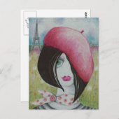 パリの夏 ポストカード (正面/裏面)