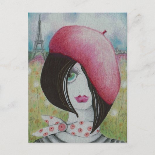 パリの夏 ポストカード (正面)