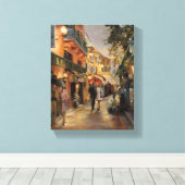 パリの夕べ キャンバスプリント (インサイチュ (ウッドフロア))