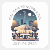 パリの夕べ スクエアシール (正面)