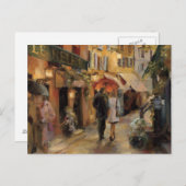 パリの夕べ ポストカード (正面/裏面)