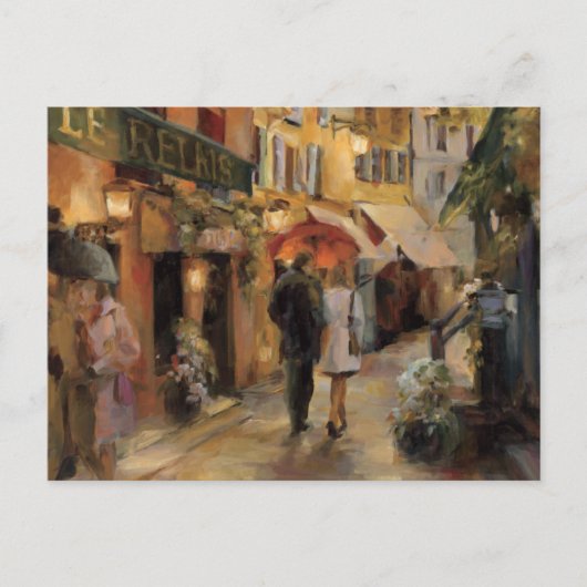 パリの夕べ ポストカード (正面)