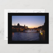 パリの夕日 ポストカード (正面/裏面)