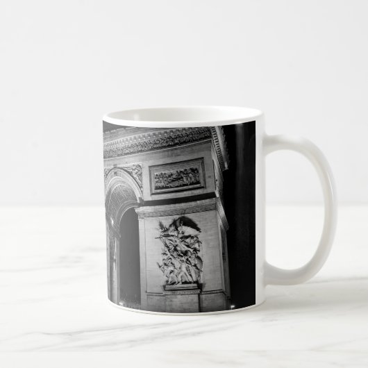 パリの夜の凱旋門 コーヒーマグカップ (右)