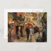 パリの夜 ポストカード (正面/裏面)