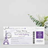 パリの夜 | Sweet 16誕生日 招待状 (スタンド正面)