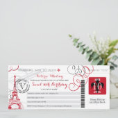 パリの夜 | Sweet 16誕生日 招待状 (スタンド正面)