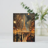 パリの大晦日 シーズンポストカード (スタンド正面)