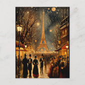 パリの大晦日 シーズンポストカード (正面)