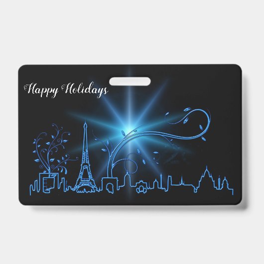 パリの大晦日 バッジ (正面)