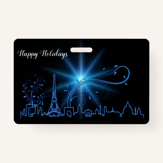 パリの大晦日 バッジ (正面)