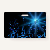 パリの大晦日 バッジ (裏面)