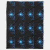 パリの大晦日 フリースブランケット (正面)