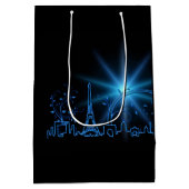 パリの大晦日 ミディアムペーパーバッグ (裏面)