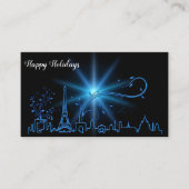 パリの大晦日 名刺 (正面)