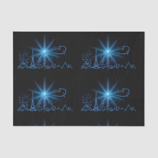 パリの大晦日 薄葉紙 (正面)